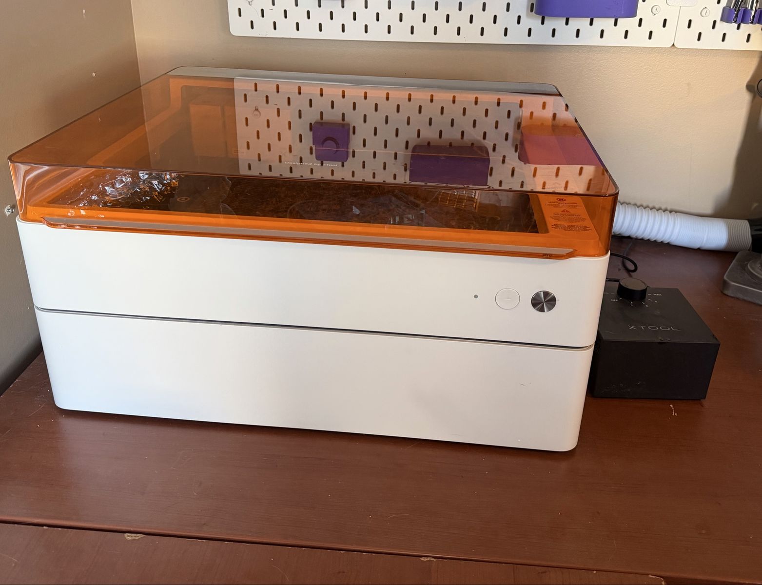 xTool M1 10W Laser & Blade Cutter/Engraver w/ Air Assist, Riser Base,  Ink Jet Module, & Honeycomb.