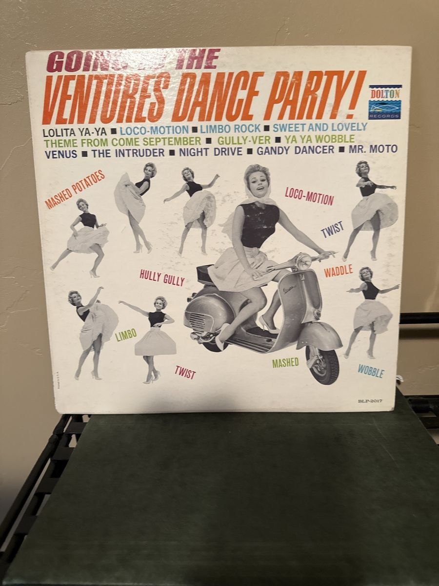 The Ventures - Going to the Ventures Dance Party! Vinyl Record Album (Dolton Records BLP-2017)