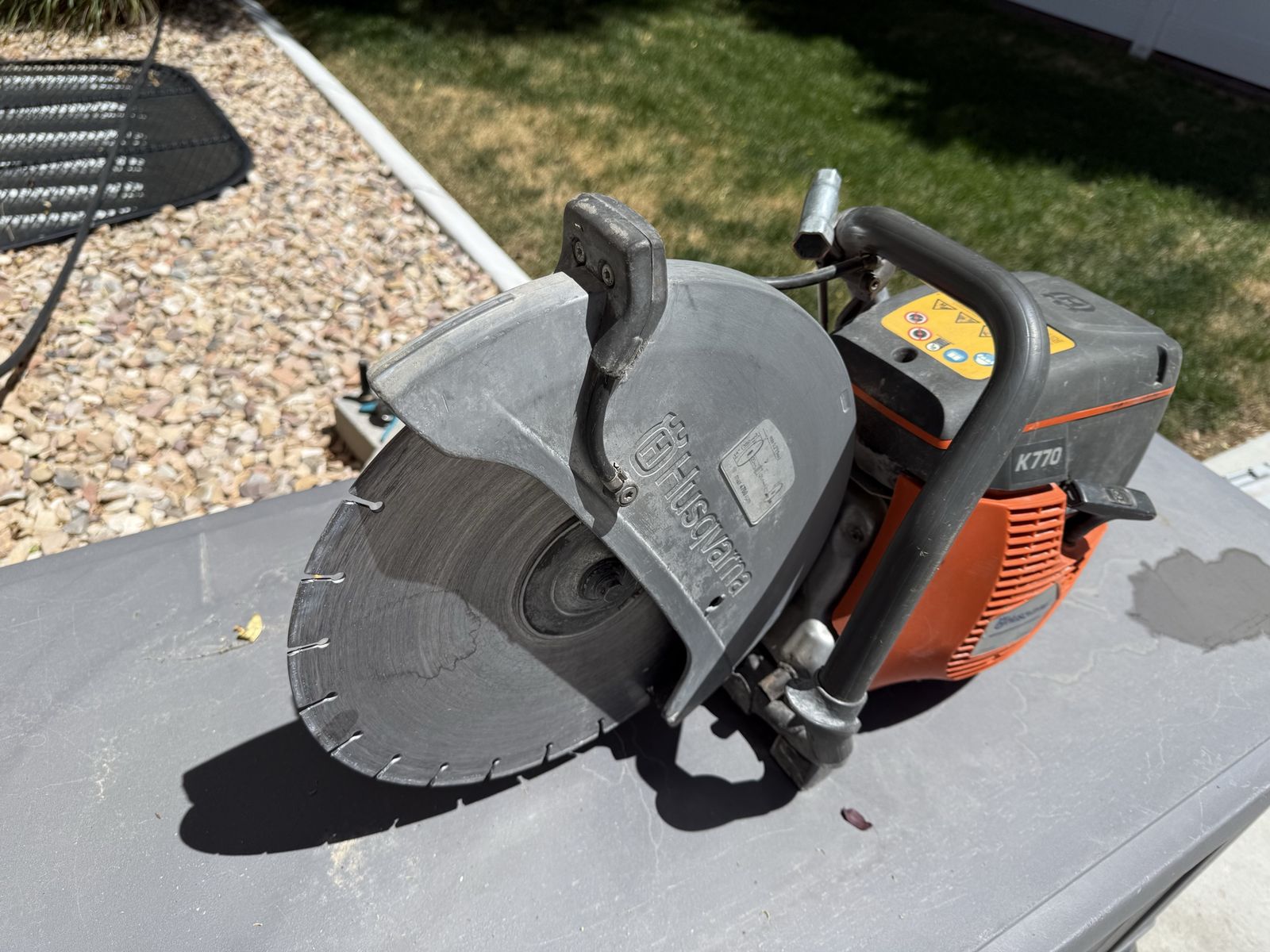 Husqvarna K770 14" Concrete Cut-Off Saw - Powerful Gas Demolition Tool