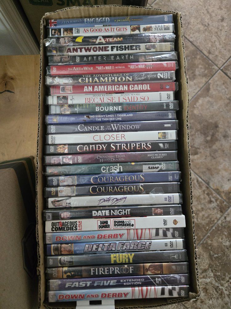 New in plastic Dvd's $2