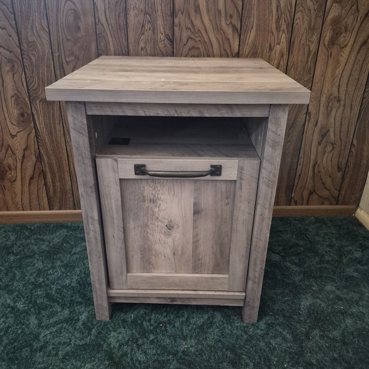 Farmhouse USB nightstand