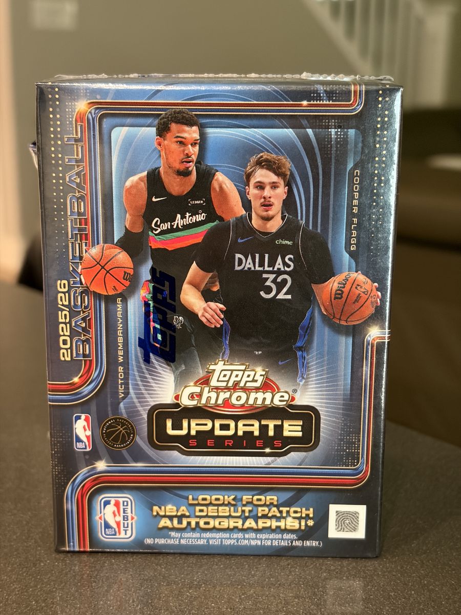 Topps Chrome Update 2025-2026 NBA Blaster Box New Sealed
