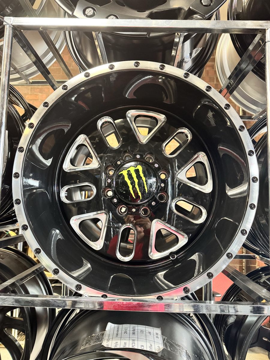 Brand new set of 4 wheels Monster 20x12 perfect for Truck/SUV
