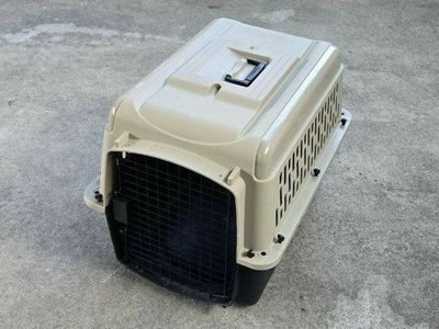 28" Medium Top Paw Plastic Dog Kennel Pet Cage Crate Plane Travel