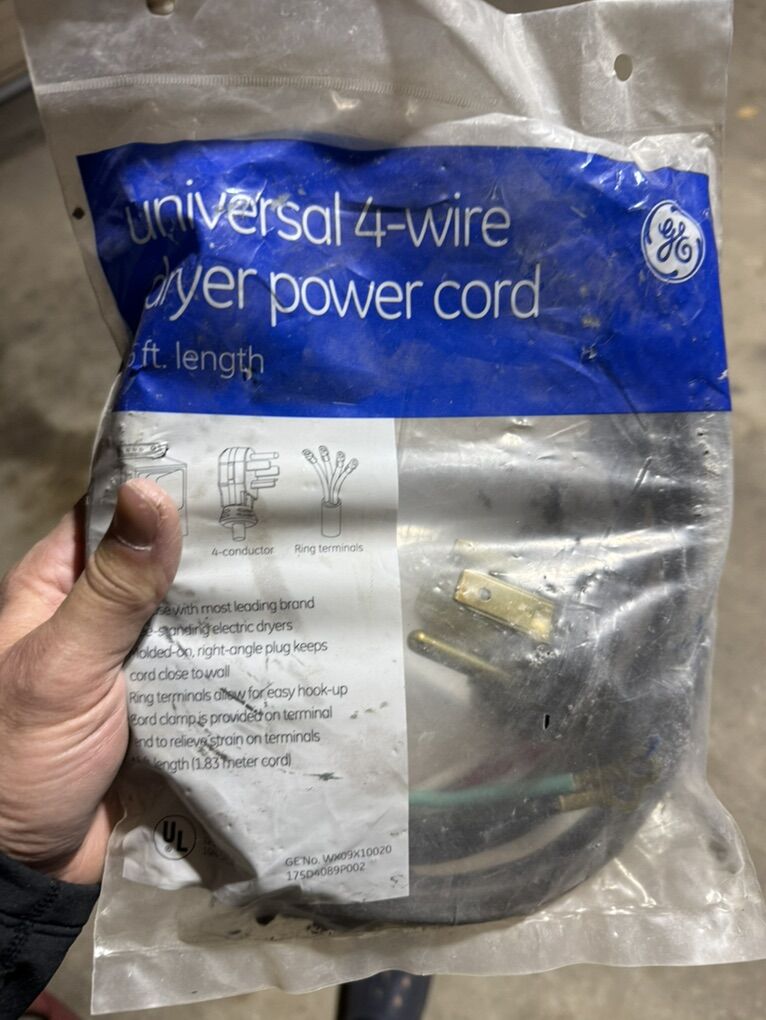 4 Prong Dryer Plug 240v