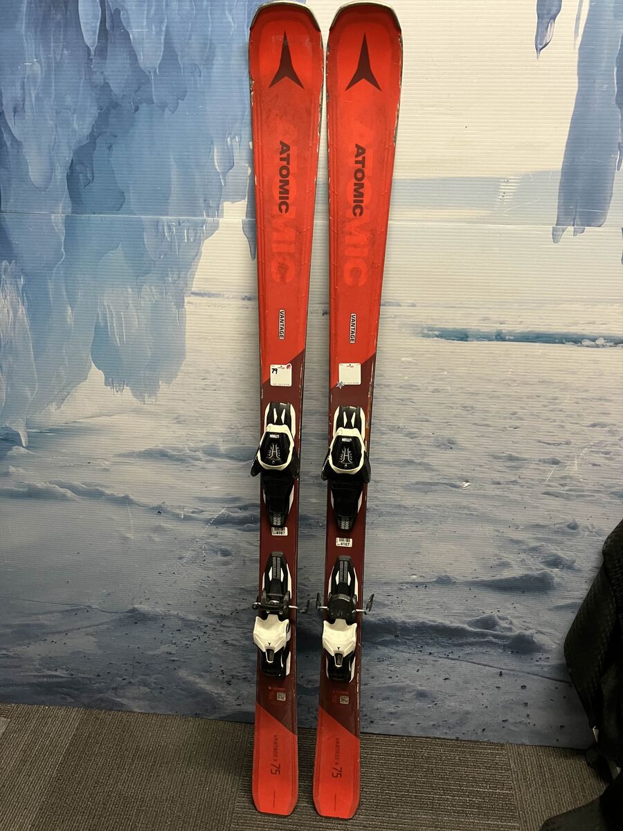 Used Atomic Vantage X 75 Ski w/ Atomic Lithium 10 Demo Bindings - 156CM