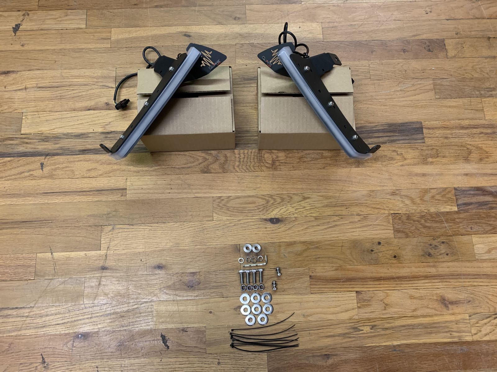 Quake LED Slim DRL Fender SPORT Chop Kit JL Jeep Wrangler and JT Jeep Gladiator QTE1058