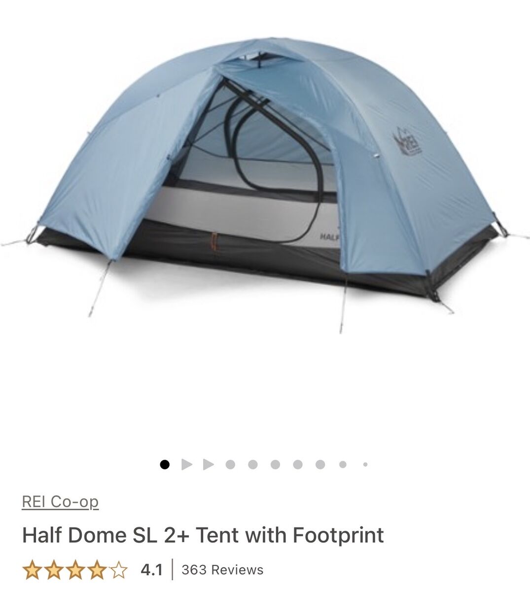 REI Half Dome SL 2+ Tent with Footprint