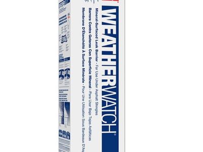 For Shingled Roofs! New roll of Weather Watch 150 SF ice and water shield for roof