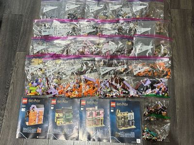 Harry Potter Diagon Alley LEGO Set 75978, 5544 Pieces, Instructions Incl.