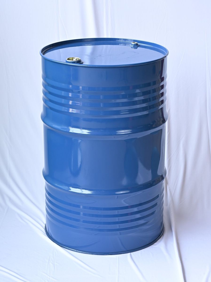 55 gallon metal fuel drums with vents and fill-rite fr20v pump and 50 gallons clear gas