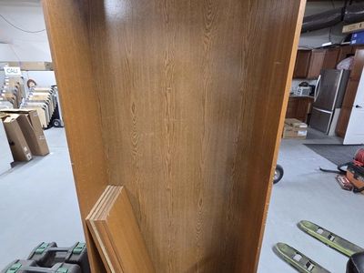 Large Wooden Bookcase / Shelf Unit - Adjustable Shelves for Versatile Storage 7 ft