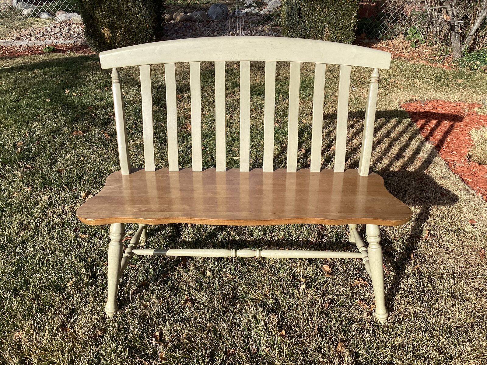 42” Wood Farmhouse Bench