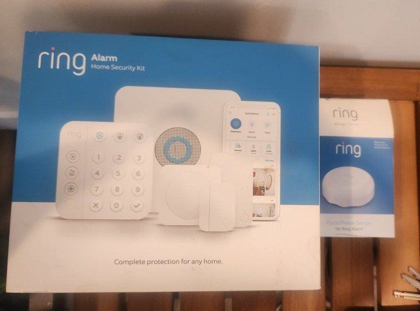 Ring Securty Alarm and water detector