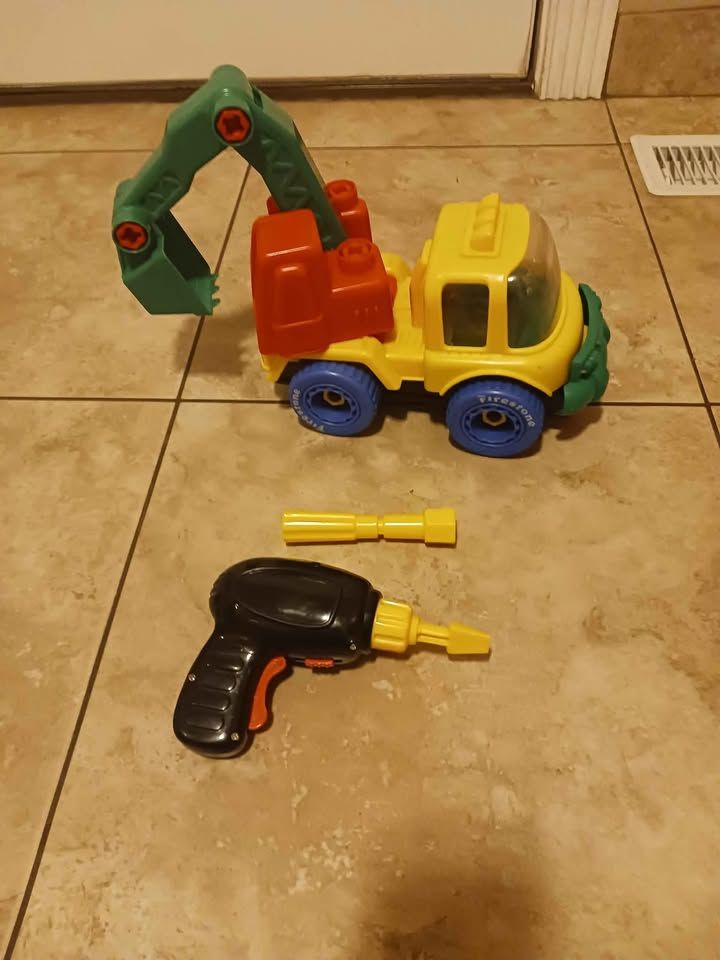 Take apart toy truck