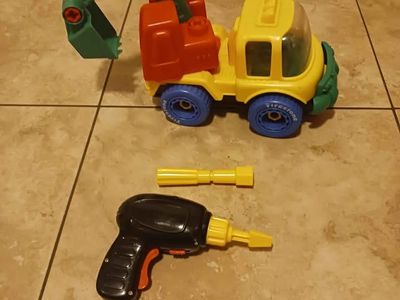 Take apart toy truck