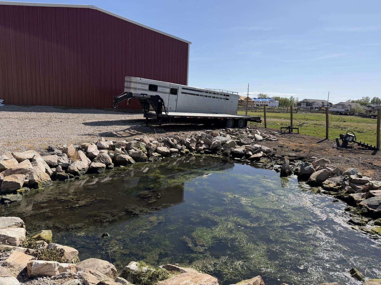 30’ Gooseneck Flatbed Heavy Duty Trailer