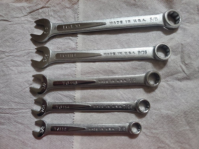 Master Mechanic 5 Wrench Set, SAE