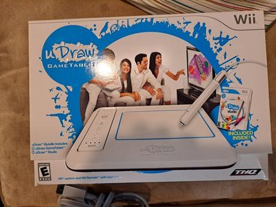 Nintendo Wii uDraw White Game Tablet - w/ game Dra