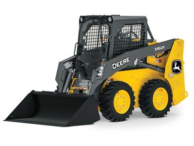 Brand New John Deere 316GR Skid Steer For Rent!