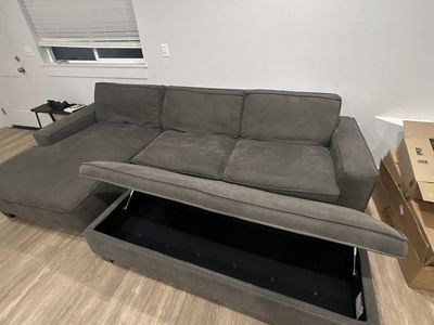Costco 10’ Sectional with Storage