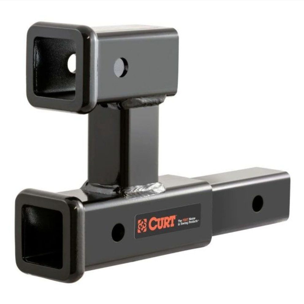 Dual 2" Raised Receiver Adapter