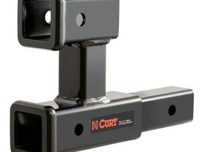 Dual 2" Raised Receiver Adapter