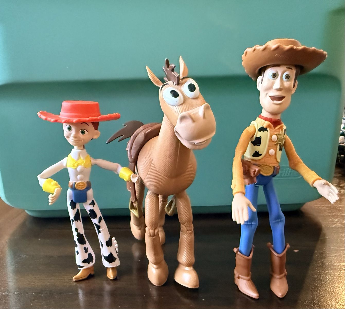 Disney Pixar Toy Story Woody, Jessie, and Bullseye Action Figures Set