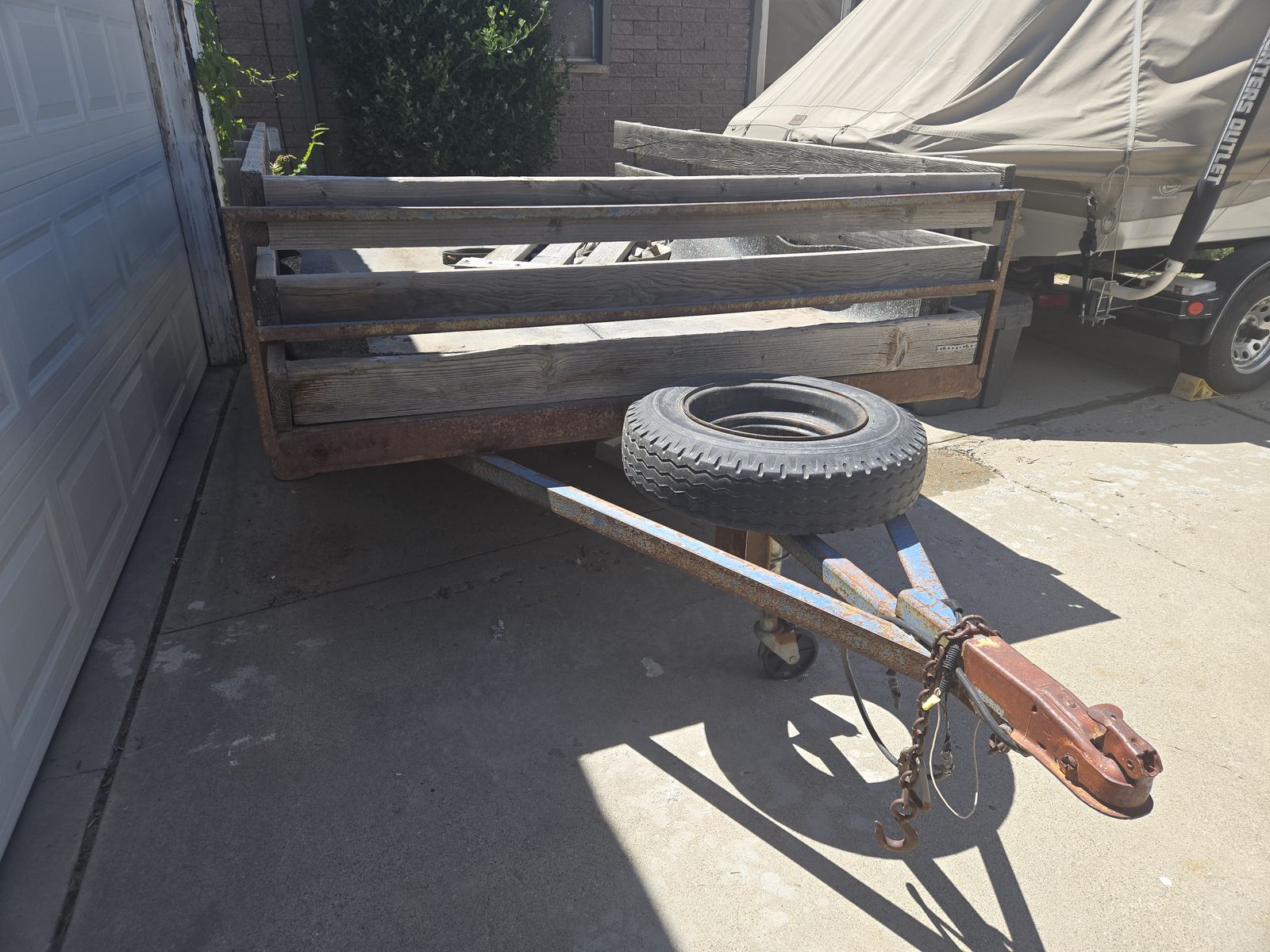 9'-6" utility trailer