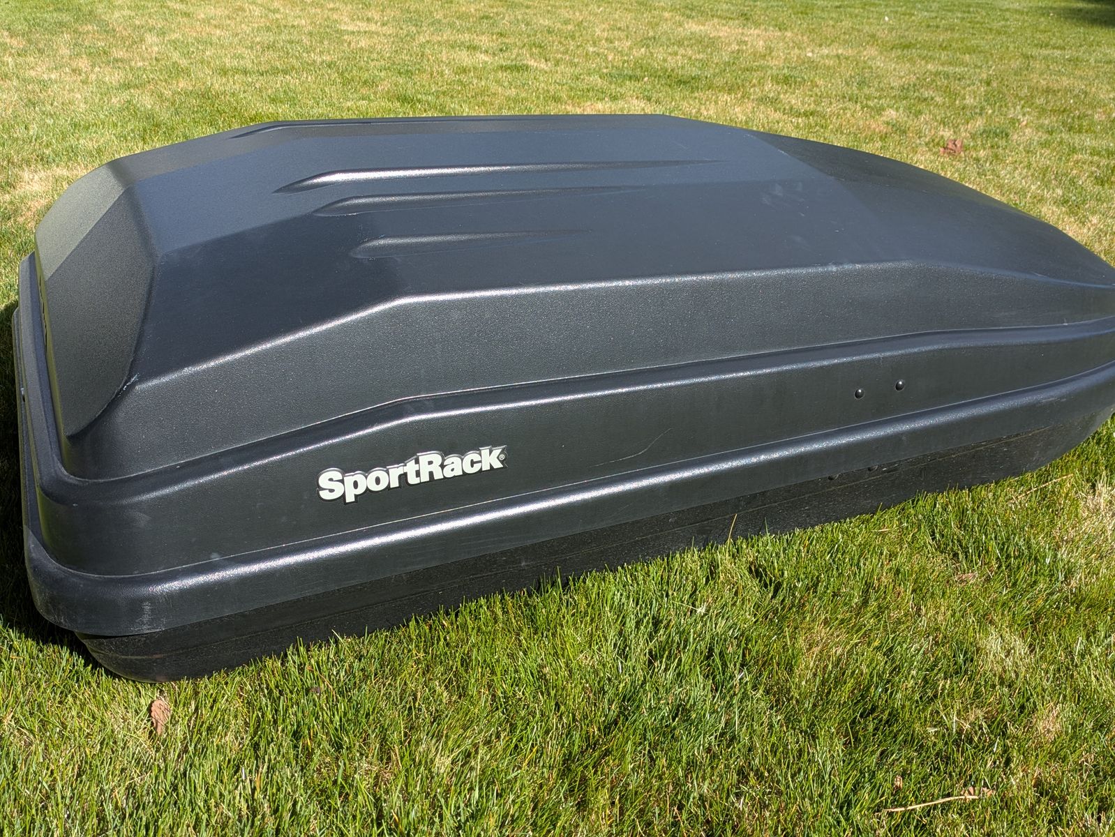 SportRack Rooftop Cargo Box - Black, Durable Hard-Shell Luggage Carrier