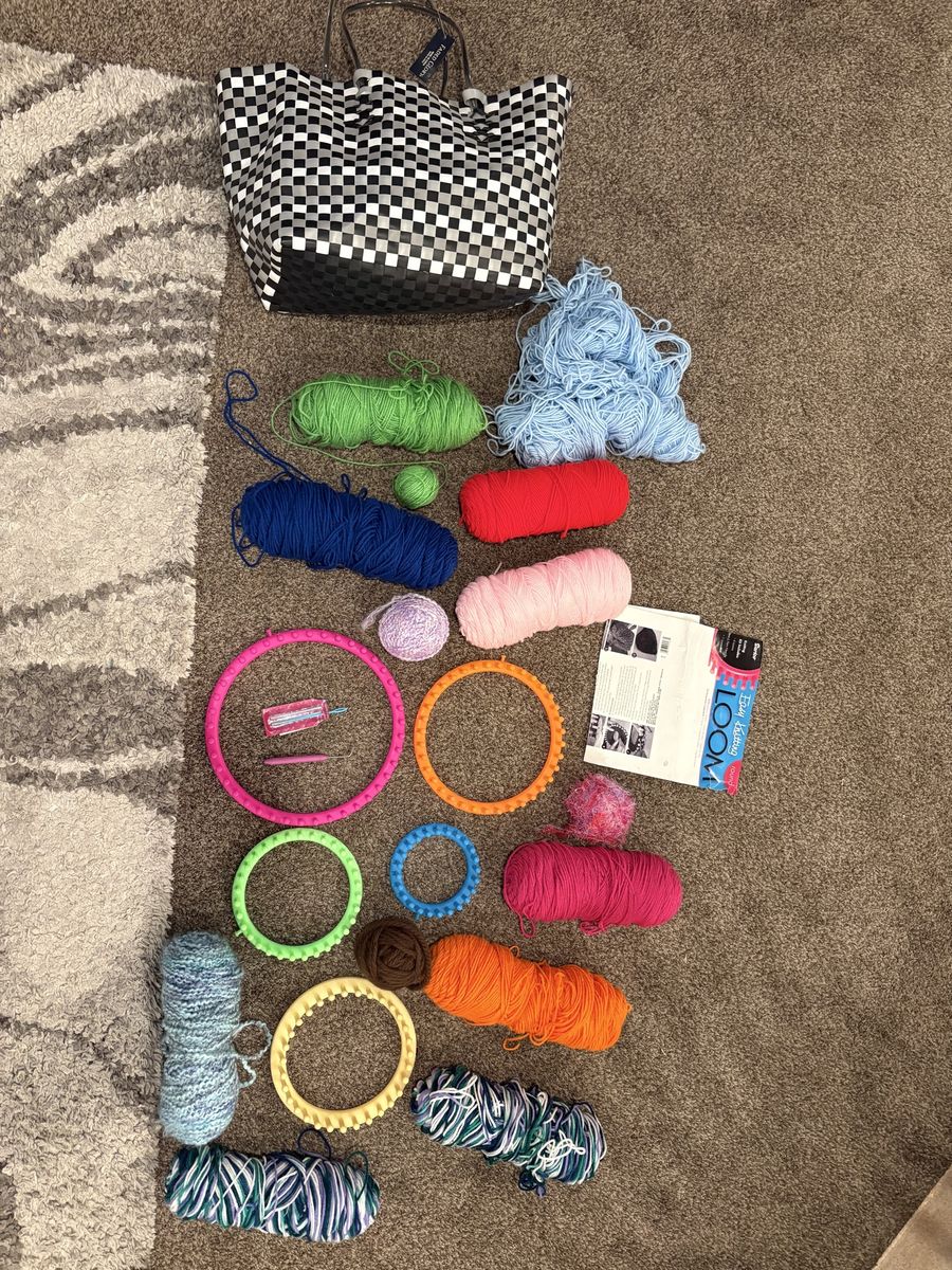 Yarn and hat looms
