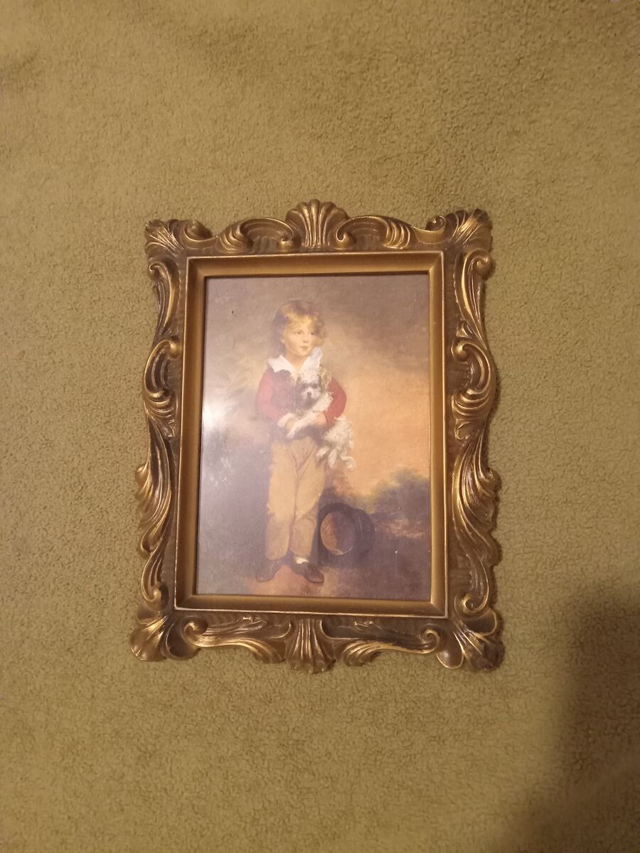 REDUCED. Master Simpson by Arthur Devis, beautifully framed, vintage lithograph.