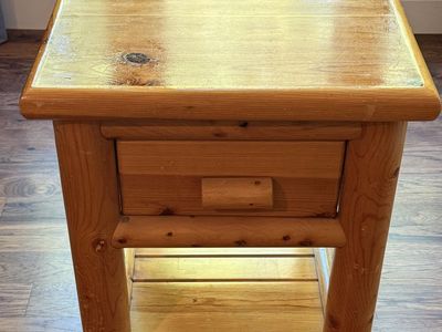 Log Nightstand - Lily Rogers one of a kind