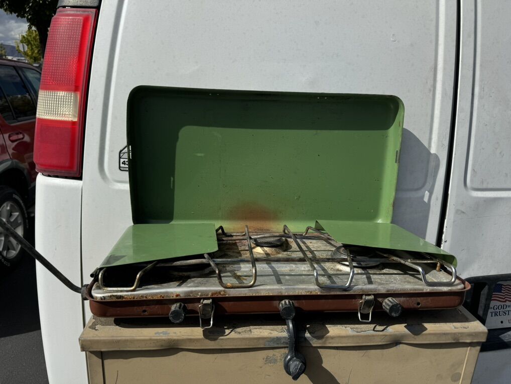 Vintage Three Burner Propane Stove