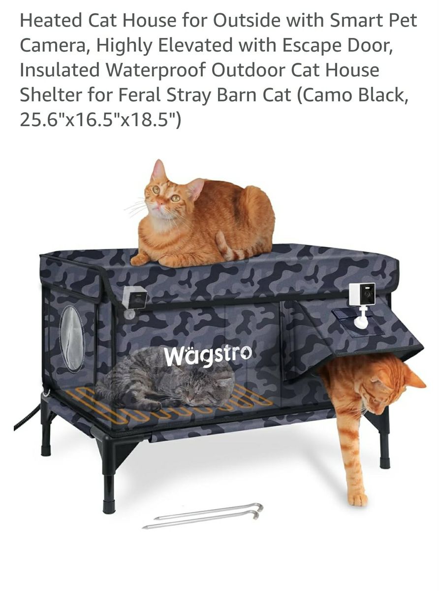 Wagstro  AllGuard Heated Indoor or Outdoor Cat House