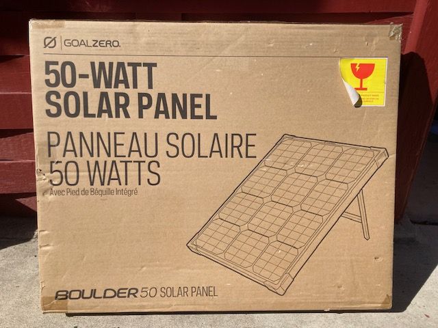 Goal Zero Boulder 50 Solar Panel