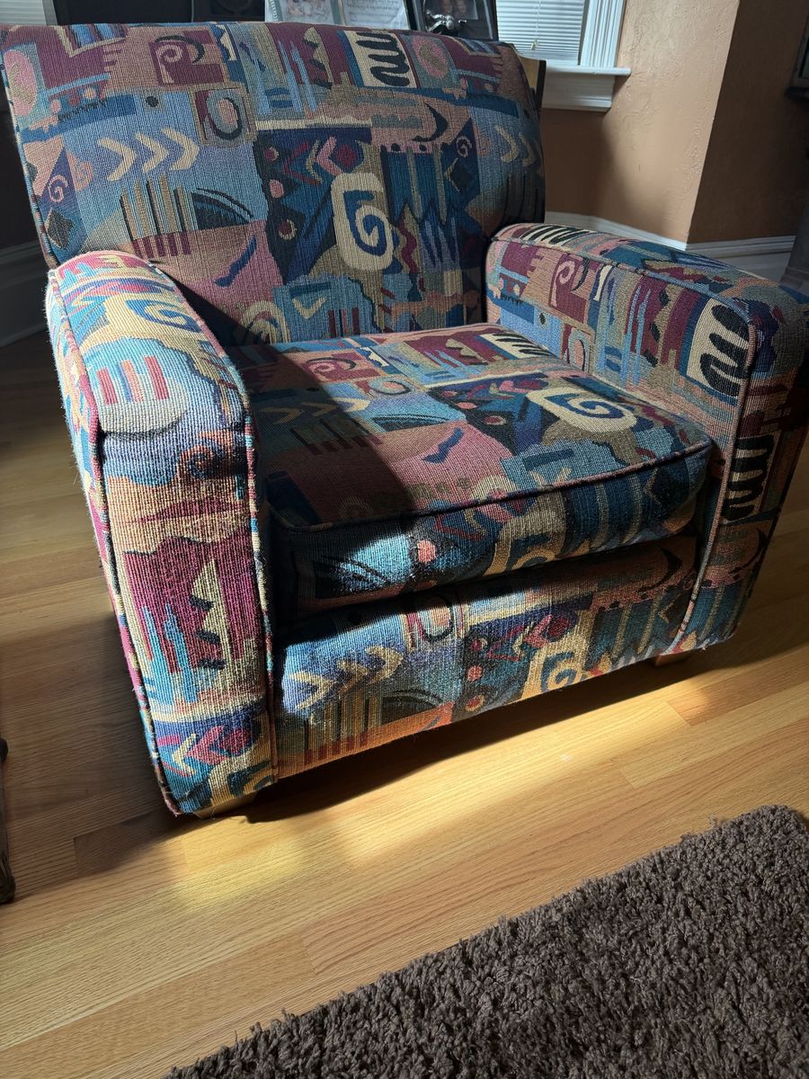 Bauhaus Geometric Armchair Multi-Color