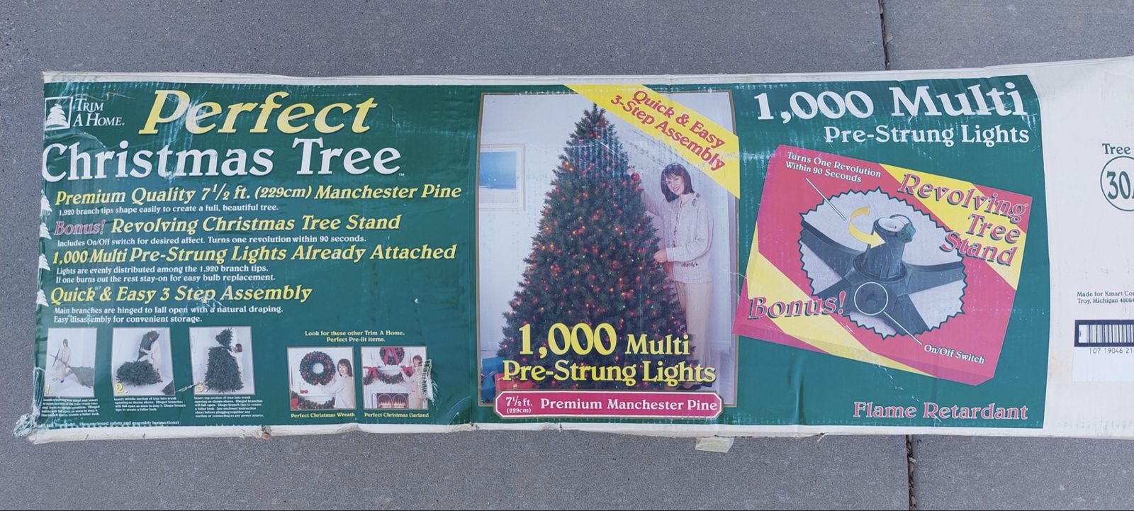 7.5’ tall Manchester Pine Christmas Tree