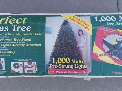 7.5’ tall Manchester Pine Christmas Tree