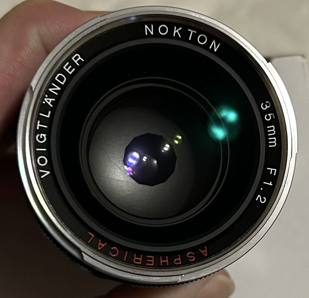Leica M Voigtlander 35mm 1.2 Nokton ASPH v III New