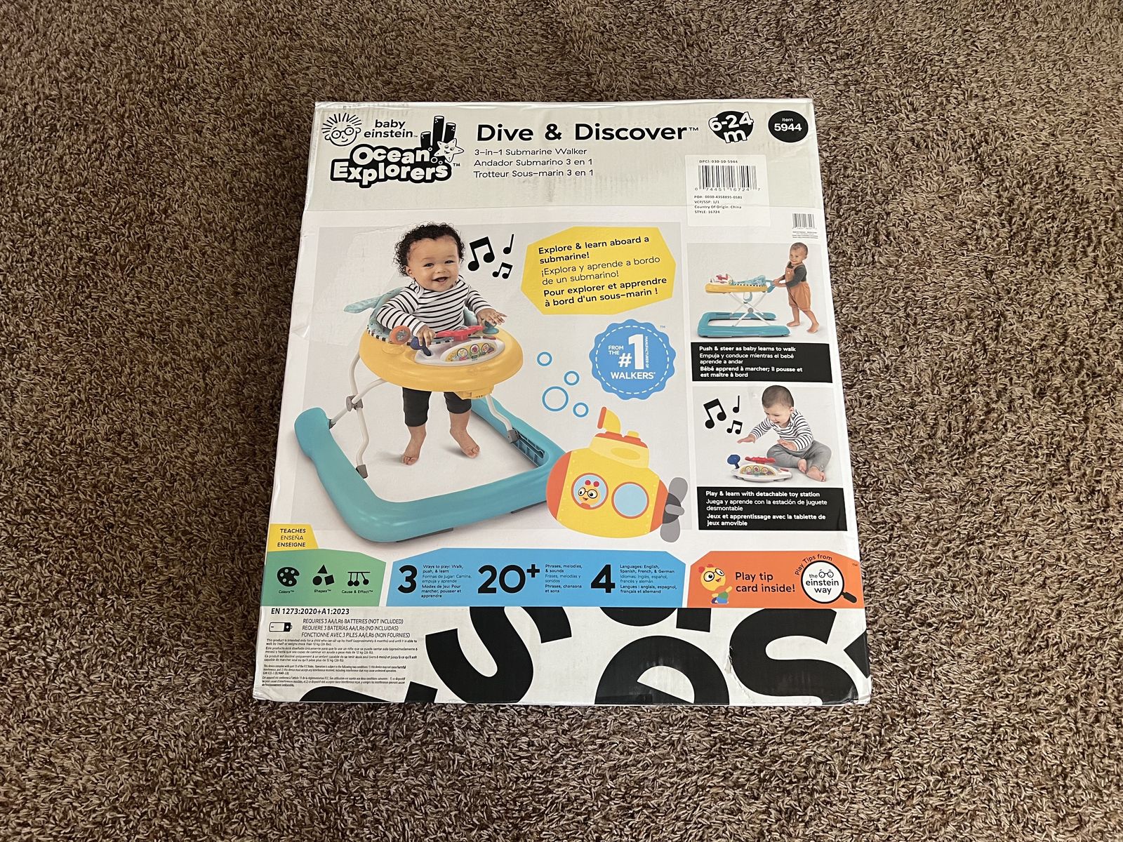NEW: Baby Einstein Dive & Discover Walker