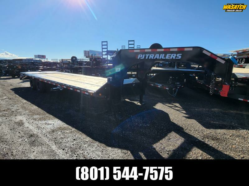 2026 PJ Trailers 28' LD GN Deckover Equipment 25.9K WHD Flatbed Trailer