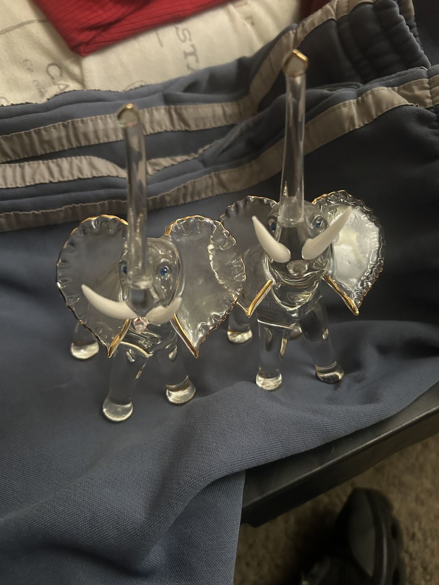 Glass elephants