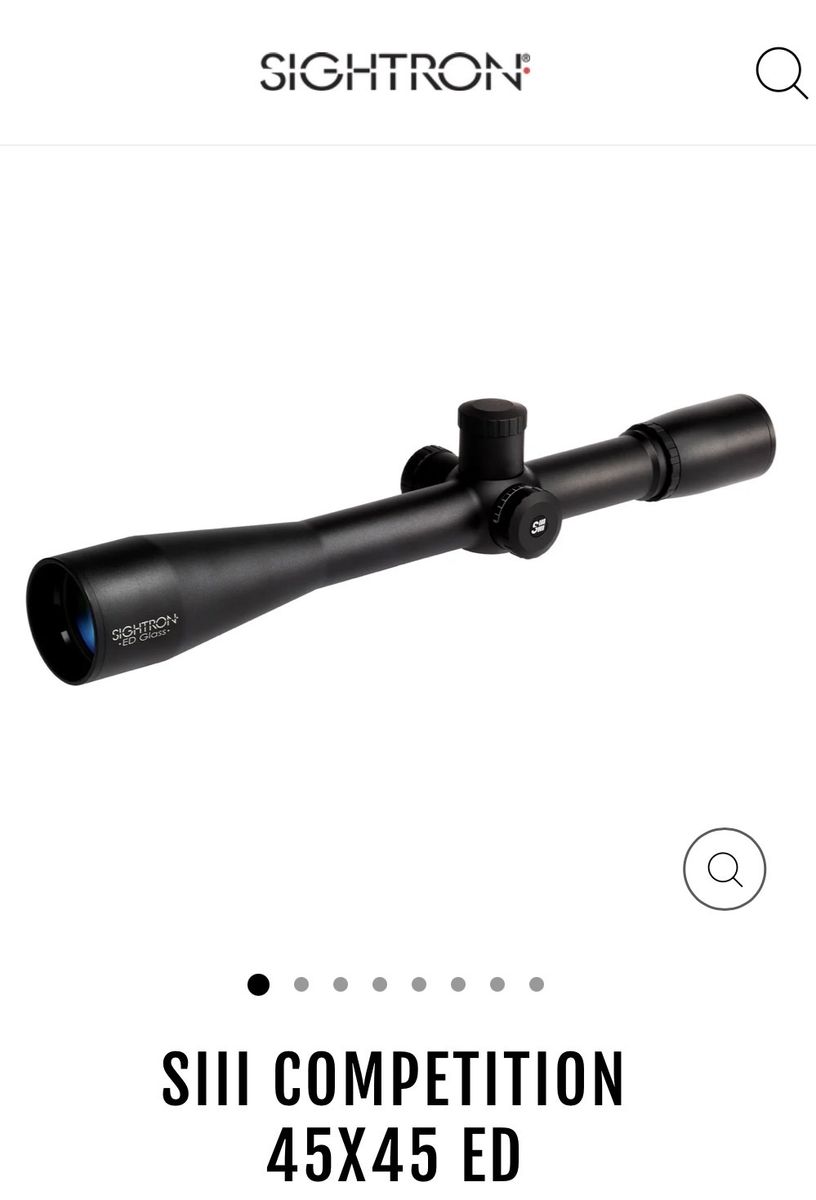Sightron Slll 45x45 ed competition scope