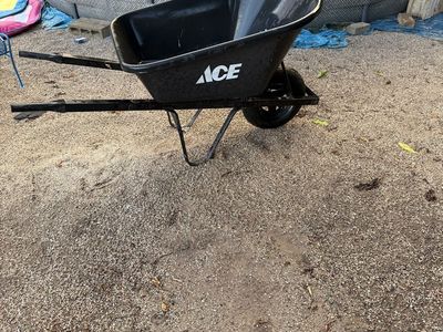 Ace Hardware Black Poly Wheelbarrow