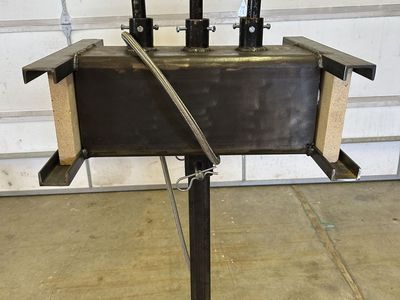 3 Burner Propane Gas Forge 8"x8"x18"