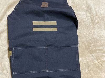 Browning Black Canvas Utility Apron for grilling with Adjustable Straps & Pockets