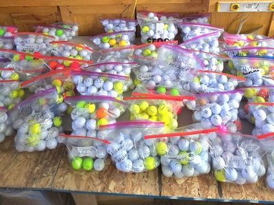 Golf balls, like new