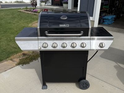 Grill with cover