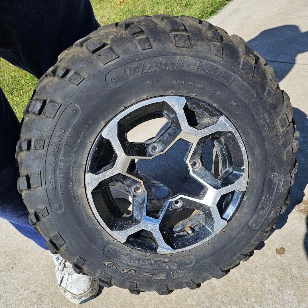 CanAm Outlander ATV Wheel & Tire assembly